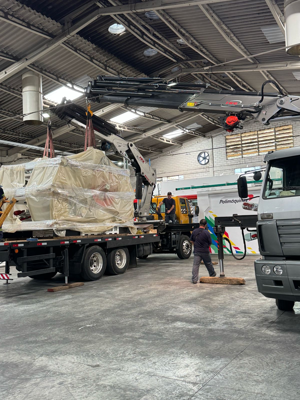Remoção industrial de máquinas e equipamentos